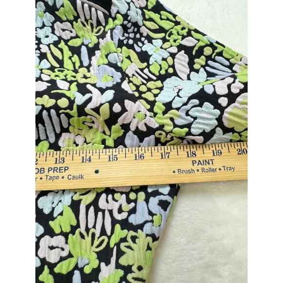 Stine Goya Lecce Mini Dress Womens S Black Multicolor Floral Jacquard Knit - Picture 8 of 13